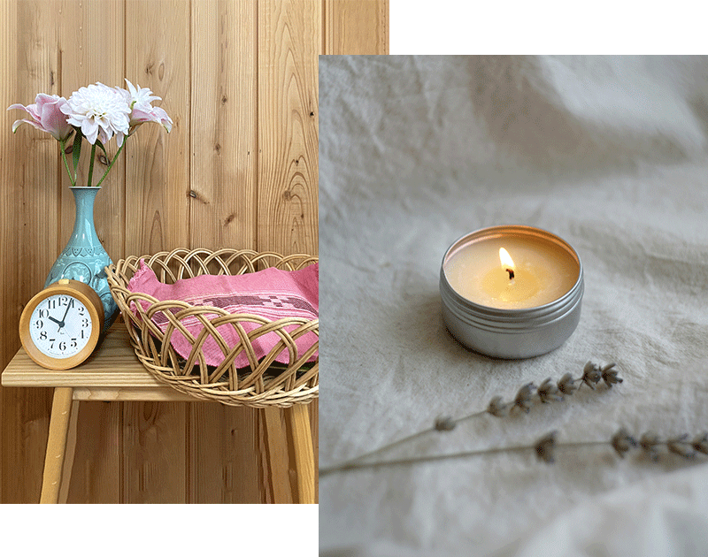 サロンの小物たち